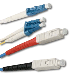 Allen Tel GBLCC-D1-01 Duplex LC to SC Fiber Optic Cable