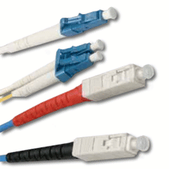 Allen Tel GBLCC-D1-01 Duplex LC to SC Fiber Optic Cable