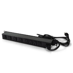 Legrand - Wiremold J08B0B Rack Mount Plug-In Outlet Center® with Eight 15 Amp Rear Outlets