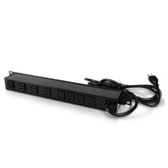Legrand - Wiremold J08B0B Rack Mount Plug-In Outlet Center® with Eight 15 Amp Rear Outlets