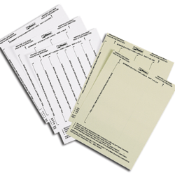 Panduit® UILJ3 3 Port Non-Adhesive Polyster Labels (Pkg of 5 Sheets)
