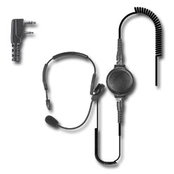Pryme SPM-1401T Tactical Boom Microphone Headset for Kenwood and Relm Radios