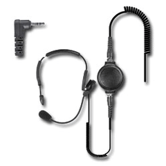 Pryme SPM-1463T Tactical Boom Microphone Headset for Motorola and Cobra Radios