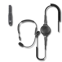 Pryme SPM-1443T Tactical Boom Microphone Headset for Motorola and Relm Radios