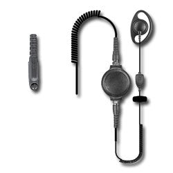 Pryme SPM-1243T Tactical Medium Duty Lapel Microphone for Motorola and Relm Radios
