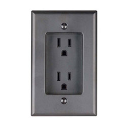 Leviton 689-E One-Gang Recessed Duplex Receptacle