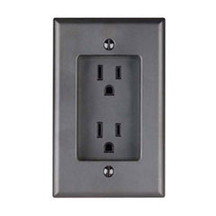 Leviton 689-E One-Gang Recessed Duplex Receptacle