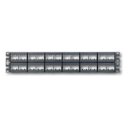 Panduit® CPPL48WBLY Mini-Com Modular Faceplate Patch Panels (RoHS Compliant)