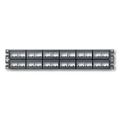 Panduit® CPPL48WBLY Mini-Com Modular Faceplate Patch Panels (RoHS Compliant)