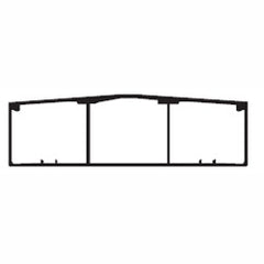 Hubbell PB3BC5 PB3 BaseTrak Three Channel Raceway Base and Cover