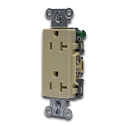 Hubbell DR20 Style Line Decorator Specification Grade Commercial Receptacle