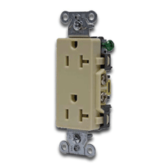 Hubbell DR20 Style Line Decorator Specification Grade Commercial Receptacle
