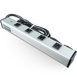 Legrand - Wiremold UL1090BC Compact Plug-In Outlet Center® with Four Outlets