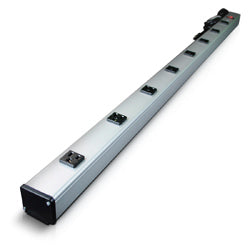 Legrand - Wiremold UL401BC Industrial 48 Inch Plug-In Outlet Center® with 8 Outlets and Switch