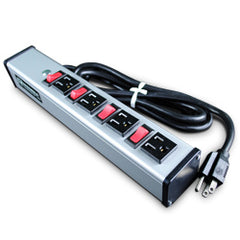 Legrand - Wiremold UL215BC Deluxe Control 13 Inch Plug-In Outlet Center® with 4 Switch Outlets