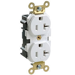 Leviton M5262 15 Amp, 125V Industrial Wide Body Duplex Receptacle