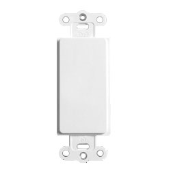Legrand - On-Q WP3410-WH Blank Decorator Outlet Strap