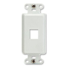 Legrand - On-Q WP3411-WH 1-Port Decorator Outlet Strap