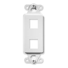 Legrand - On-Q WP3412-WH 2-Port Decorator Outlet Strap