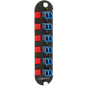 Corning CCH-CP12-A9 CCH Connector Panel with 6 LC Duplex Adapters