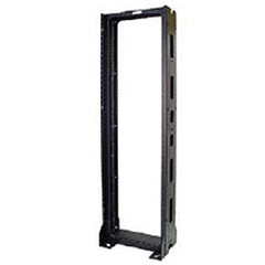 Chatsworth Products 13883-X03 Seismic Frame Two-Post Rack with 23" W Tapped #12-24 Zinc Rails