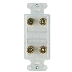 Legrand - On-Q F9005-WH Universal Dual Speaker Strap