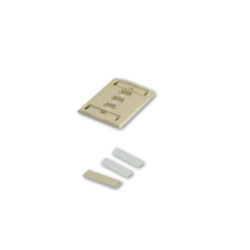 Commscope M13LE-003 LE Series Flush-Mounted Faceplate - 3 Port