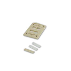 Commscope M14LE-003 LE Series Flush-Mounted Faceplate - 4 Port