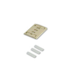 Commscope M13L-003 L Series Flush-Mounted Faceplate - 3 Port