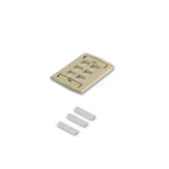 Commscope M16L-003 L Series Flush-Mounted Faceplate - 6 Port