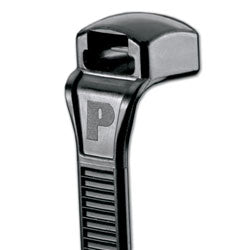 Panduit® CBR1-5I-M0 Contour-Ty Black Cable Tie, Parallel-Entry, 5.9", Intermediate Cross Section (Pkg of 1000)