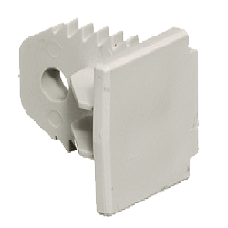 Hubbell PP1EC PP1 PremiseTrak Latching Raceway Single Service End Cap