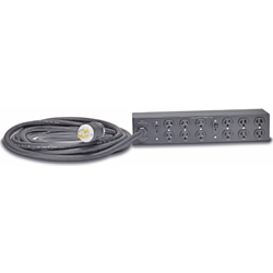 Schneider Electric AP7582 Basic Rack PDU Extender, 2U, 30A, 120V, (12) 5-20