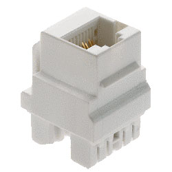 Legrand - On-Q WP3458-WH Cat 5e Keyed RJ45 Keystone Connector