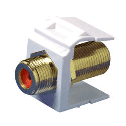 Legrand - On-Q WP3480-IV Recessed Gold F-Connector