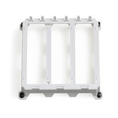 Leviton 47612-HBK Plastic Mounting Half Width Bracket-ABS White Plastic-3 Single Bays