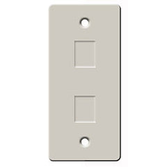 Hubbell KP2162 KP Series One-Gang 2 Keystone Jack Openings Wall Plate
