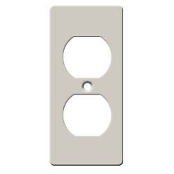 Hubbell KP8 KP Series One-Gang Duplex Opening Wall Plate