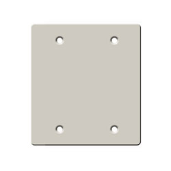 Hubbell KP24 KP Series Two-Gang Blank Wall Plate