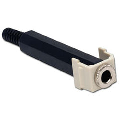 Hubbell SF14SJAL Snap Fit Connector, 1/4 Inch Stereo Jack Solder