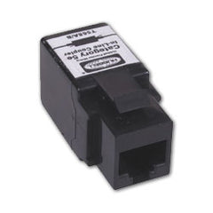 Hubbell SFC5EBK Cat 5e Inline Data Coupler, Pass-Thru
