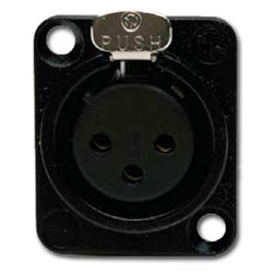 Hubbell XLRST10 XLR 3-Pole, Screw Terminal Pro-AV Connector