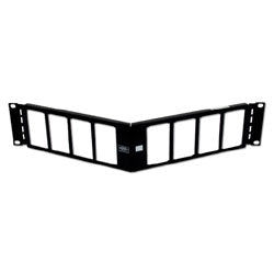 Hubbell UDXAM16 iStation Angled Patch Panel (Unloaded)