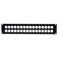Hubbell PAV16 Pro-AV Panel Mount Patch (Unloaded)