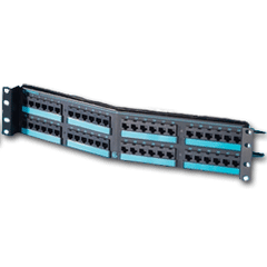 Legrand - Ortronics OR-PHA66U48 Angled Clarity 6 Modular to 110 Patch Panel