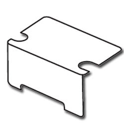 Hubbell 3SFBB Concealed 3-Service Floor Box Blank Plate
