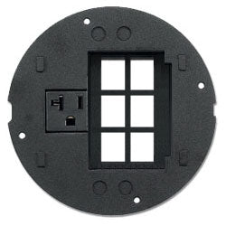 Hubbell S1SPMAX SystemOne Sub-Plate, SIEMON MAX and Power
