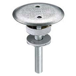 Hubbell PT73SD Fire Rated Poke Through 3" Diameter Multi Channel Floor Fitting