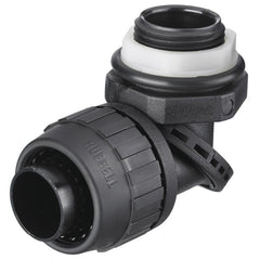 Hubbell PS1009NBK POLYTUFF Flexible Nonmetallic Liquidtight 1" Trade Size Connector