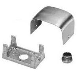 Hubbell SC3099A Above-Floor Single Service Metallic Pedestal LO-CON Fitting